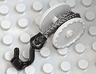 Duplo Winch Drum Wide with Dark Bluish Gray Thick String and Black Thin Hook Rotating with Stud Holder