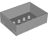 Duplo Trailer Bed with 2 x 4 Studs and 4 Sides