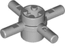 Technic, Axle Connector Hub with 4 Bars and Pin Hole