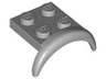Vehicle, Mudguard 3 x 3 x 1 with Arch Round