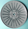 Dish 10 x 10 Inverted (Radar) - Hollow Studs with Radiating Spokes Pattern on Concave Side (Millennium Falcon UCS - 1st edition)