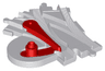 Duplo, Train Track Switcher with Red Switch