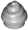 Plate, Round 1 x 1 with Horizontal Swirl / Twist
