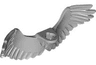 Minifigure Wings Feathered Extended Bent with Neck Bracket