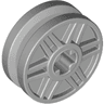 Wheel 18mm D. x  8mm with Fake Bolts and Shallow Spokes and Axle Hole