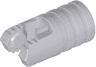 Hinge Cylinder 1 x 2 Locking with 2 Fingers and Axle Hole on Ends without Slots