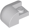 Slope, Curved 2 x 2 Corner Round with Recessed Stud