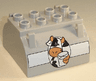 Duplo Container Tank Upper Section with Cow Holding Glass of Milk Large Pattern
