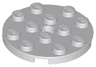 Plate, Round 4 x 4 with Hole