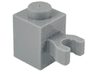 Brick, Modified 1 x 1 with U Clip (Vertical Grip) - Solid Stud