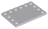 Tile, Modified 4 x 6 with Studs on Edges