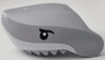Shark Head Large with White Mouth and Black Eyes with Eyelids Pattern