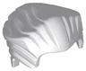 Minifigure, Hair Swept Back with Widow's Peak