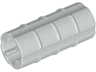 Technic, Axle Connector 2L (Ridged with x Hole x Orientation)