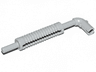 Vehicle, Exhaust Pipe with Technic Pin, Flat End with Squared Pin Hole