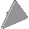 Road Sign 2 x 2 Triangle with Open O Clip
