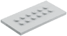 Plate, Modified 4 x 8 with Studs in Center