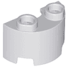 Cylinder Half 1 x 2 x 1