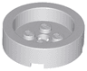 Brick, Round 4 x 4 with Recessed Center and Hole