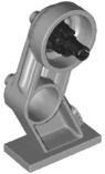Large Figure Leg Right with Black Rotation Joint Pin