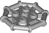 Plate, Modified 2 x 2 with Bar Frame Octagonal, Reinforced, Completely Round Studs