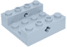 Technic, Brick 4 x 4 with Axle Holes and 2 x 4 Cutout