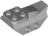 Slope, Curved 4 x 2 with 4 Studs on Top, 2 Hollow Studs on Each Side, Wing End