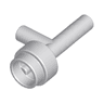 Minifigure, Utensil Space Gun / Torch without Grooves