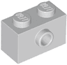 Brick, Modified 1 x 2 with Stud on Side with Bottom Stud Holder
