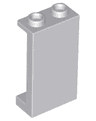 Panel 1 x 2 x 3 with Side Supports - Hollow Studs