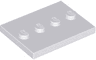 Tile, Modified 3 x 4 with 4 Studs in Center