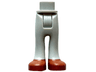 Mini Doll Hips and Trousers with Back Pockets with Reddish Brown Shoes Pattern - Thick Hinge