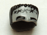 Minifigure, Headgear Head Top, Frankenstein Monster with Black Hair and Large Stitches Pattern
