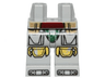 Hips and Legs with SW Boba Fett Armor, Small Dark Red Belt and Tan Sides Pattern