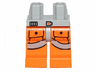 Hips and Orange Legs with SW Rebel Pilot Pockets, Light Bluish Gray Straps Pattern