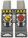 Hips and Dark Bluish Gray Legs with Atlantis Diver with Pressure Gauge Pattern