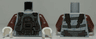 Torso SW Armor Plates Pattern (Dengar) / Reddish Brown Arms / White Hands