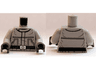 Torso SW Wrinkly Jumpsuit with Pockets, Black Belt and Silver Buckle Pattern / Light Bluish Gray Arms / Black Hands