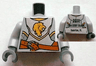 Torso Castle Kingdoms Gold Lion Head Front, 2011 The LEGO Store Sunrise, FL Back Pattern / Light Bluish Gray Arms / Dark Bluish Gray Hands