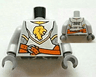 Torso Castle Kingdoms Gold Lion Head Front, 2012 The LEGO Store Woodlands, TX Back Pattern / Light Bluish Gray Arms / Dark Bluish Gray Hands