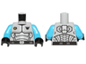 Torso Galaxy Squad Armor with Number 30 on Back Pattern / Dark Azure Arms / Black Hands