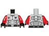 Torso Galaxy Squad Armor with Number 30 on Back Pattern / Red Arms / Black Hands