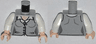 Torso Female Vest with Buttons and White Shirt Pattern / White Arms / Light Nougat Hands