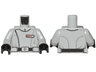 Torso SW Imperial Officer 13 Pattern / Light Bluish Gray Arms / Black Hands