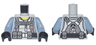 Torso Scuba Suit with Utility Belt with 3 Pouches Front, 2 Pouches Back Pattern / Sand Blue Arms / Black Hands