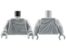 Torso Statue Robe with Dark Bluish Gray Gather Lines, Wrinkles, and Clasp at Right Shoulder Pattern / Light Bluish Gray Arms / Light Bluish Gray Hands