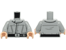 Torso SW Imperial Crew Uniform Jumpsuit with Straight Black Belt with Silver Buckle and Dot Pattern / Light Bluish Gray Arms / Light Nougat Hands