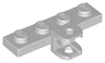 Plate, Modified 1 x 4 with Tow Ball Socket, Flattened with Holes
