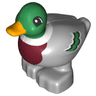 Duplo Duck Male with Green Head
