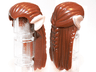 Minifigure, Hair Long Straight with Light Nougat Elf Ears Pattern